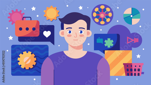 A filmmaker with Aspergers syndrome creates short films that explore social dynamics and relationships often using the medium to express their. Vector illustration