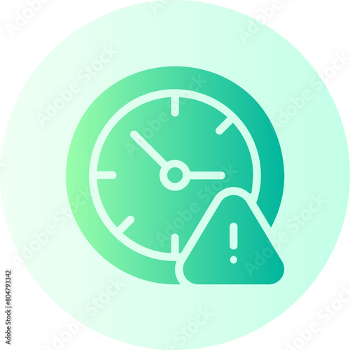 time gradient icon