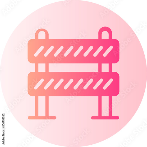 barrier gradient icon