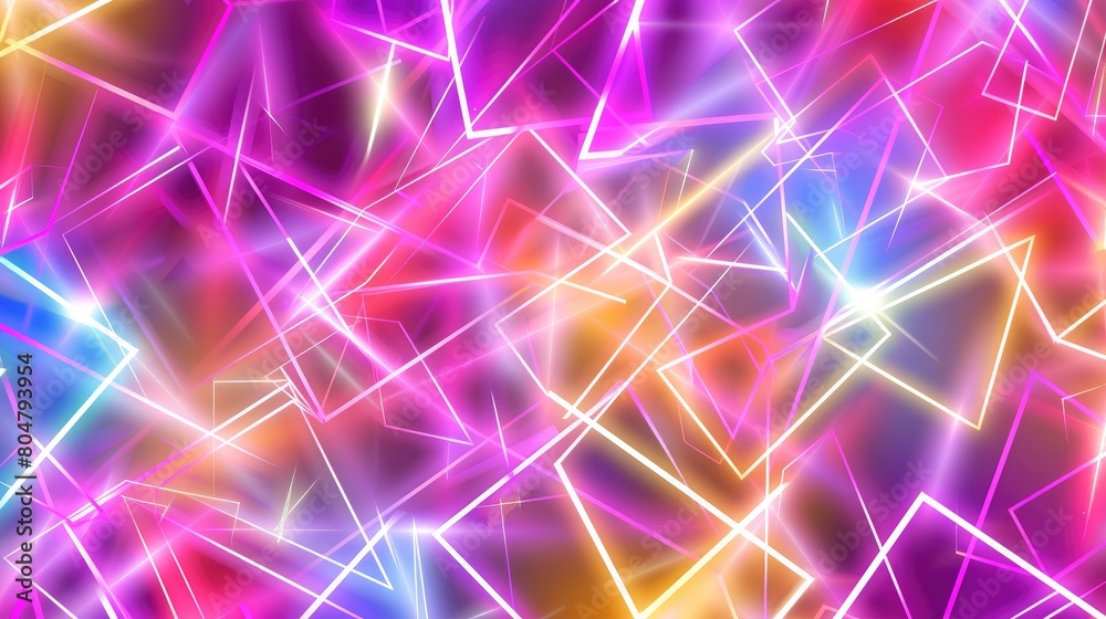 Immerse in the vibrant glow of a neon abstract texture background featuring mesmerizing geometric lines, Ai Generated. Immerse in the vibrant glow of a neon abstract texture background featuring mesmerizing geometric lines, Ai Generated.