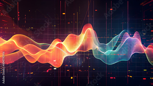 Exploration of TQ Signal in Vibrant Spectral Depiction: An Interplay of Mathematics and Art