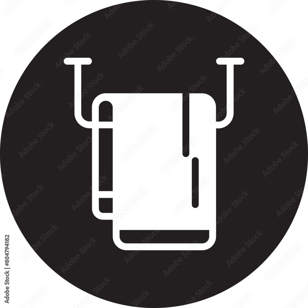 towel glyph icon towel glyph icon