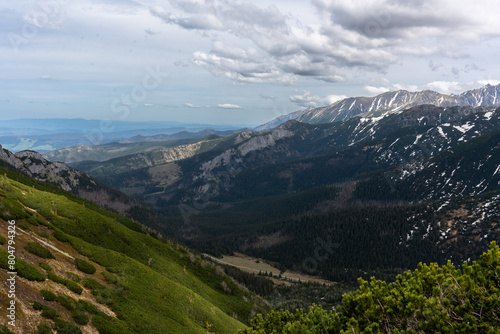 Big Gewont. Tatra Mountains in May. Poland.  