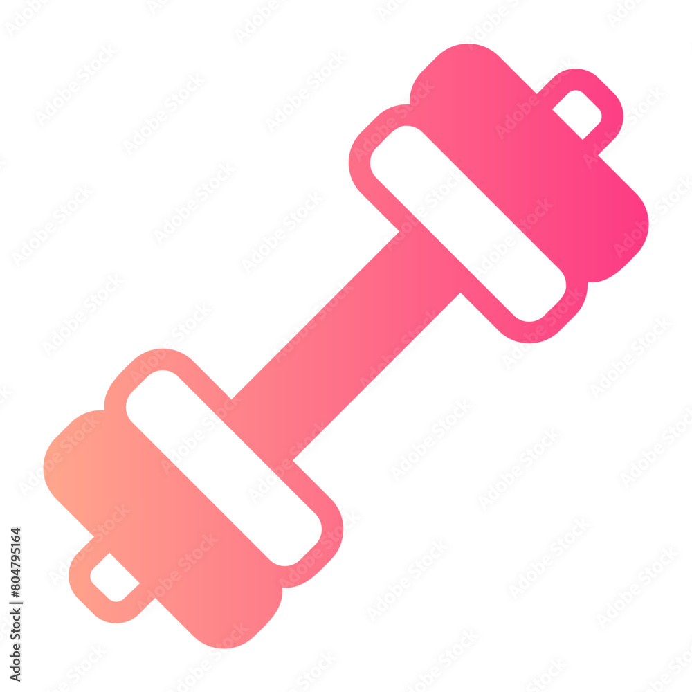 Dumbell gradient icon Dumbell gradient icon