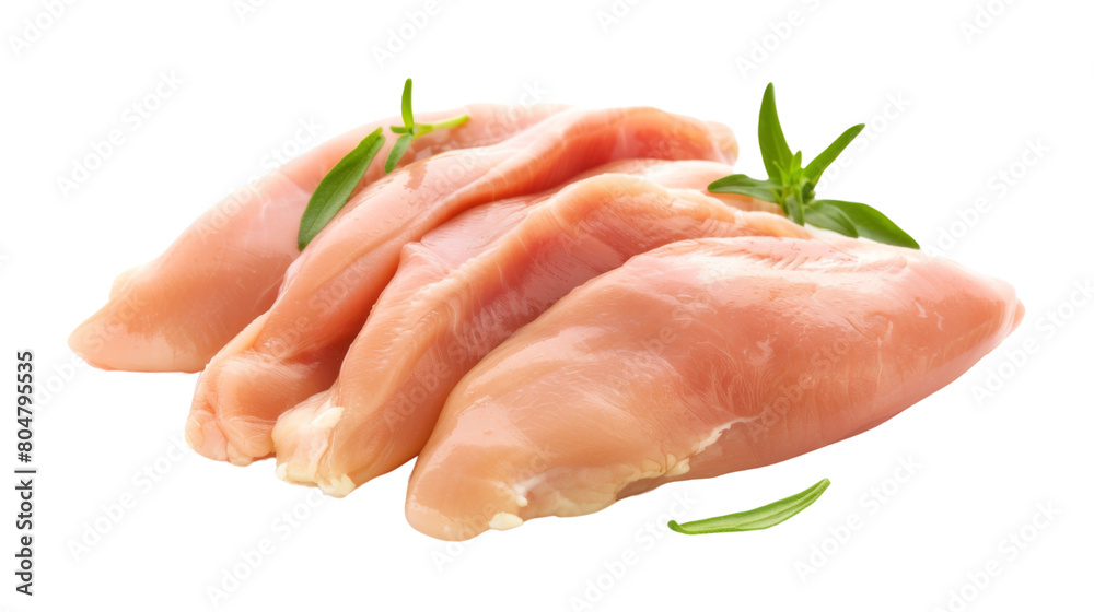 Fresh chicken raw meat isolated on white background, png Fresh chicken raw meat isolated on white background, png