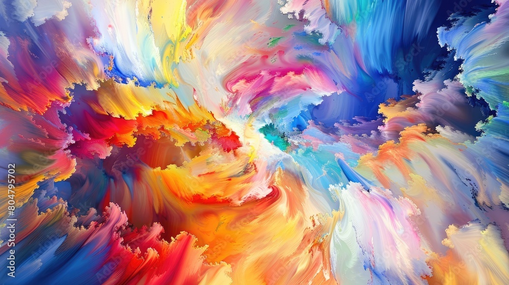 Enter a realm of innovation and creativity with an abstract colorful background, Ai Generated. Enter a realm of innovation and creativity with an abstract colorful background, Ai Generated.