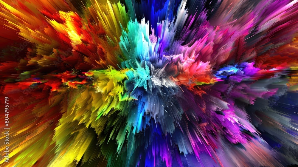 Enter a realm of innovation and creativity with an abstract colorful background, Ai Generated. Enter a realm of innovation and creativity with an abstract colorful background, Ai Generated.