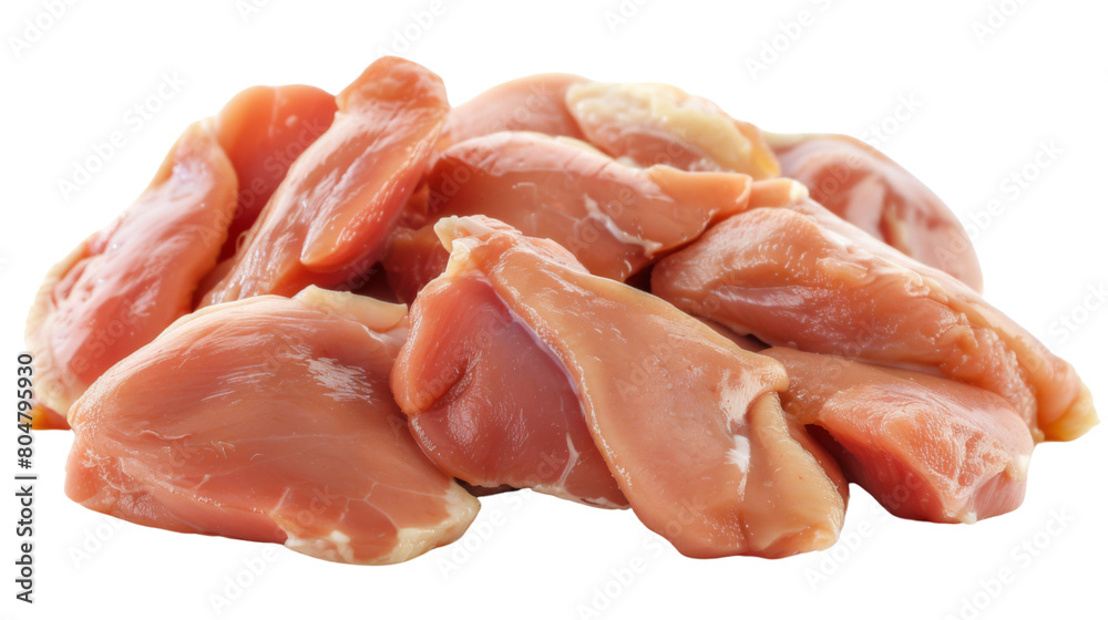 Fresh chicken raw meat isolated on white background, png Fresh chicken raw meat isolated on white background, png