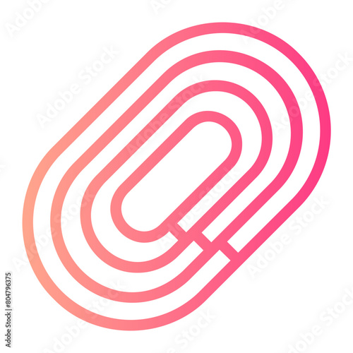 running track gradient icon