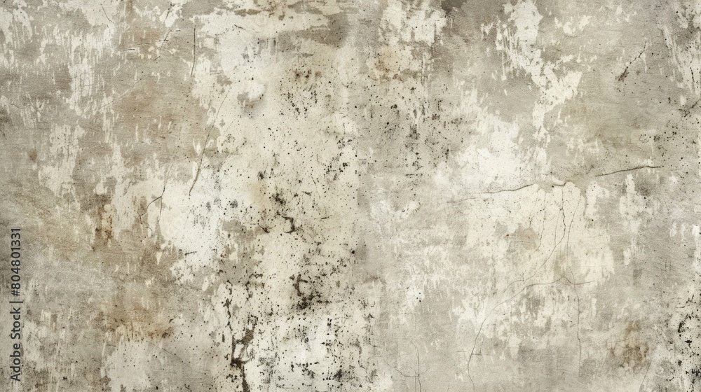 Artistic portrayal of an old and worn-out wall with captivating cracks and holes. Beauty in decay and imperfections.