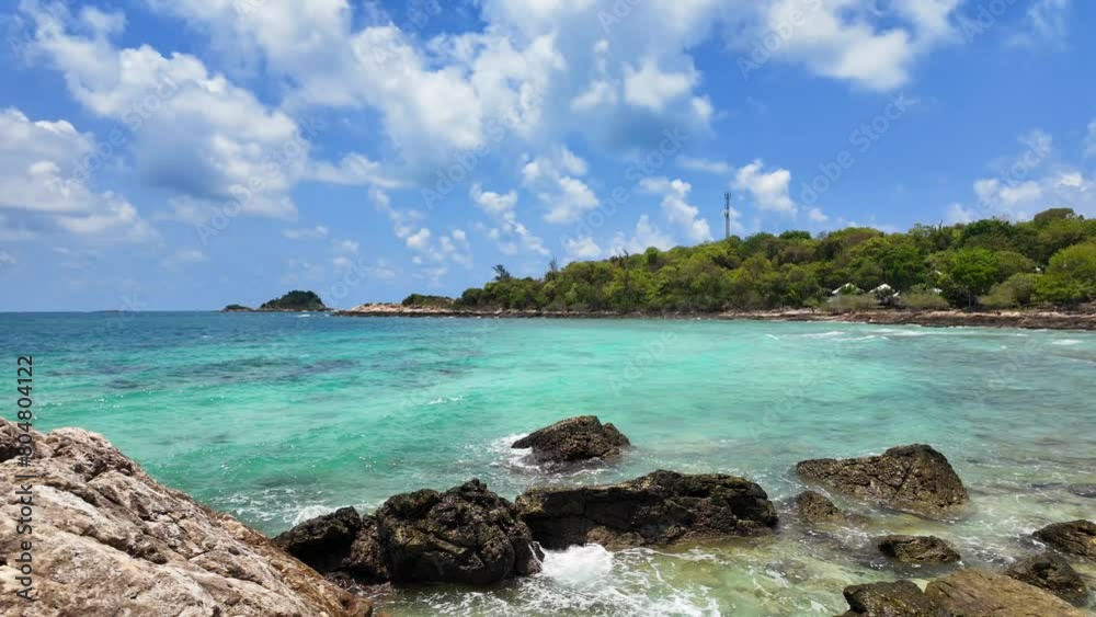 Beautiful sea scape with cloudy sky background. Beautiful sea scape with cloudy sky background.