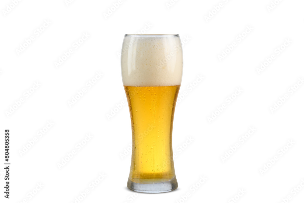 one beer glasse with beer heads, wiezen glass one beer glasse with beer heads, wiezen glass