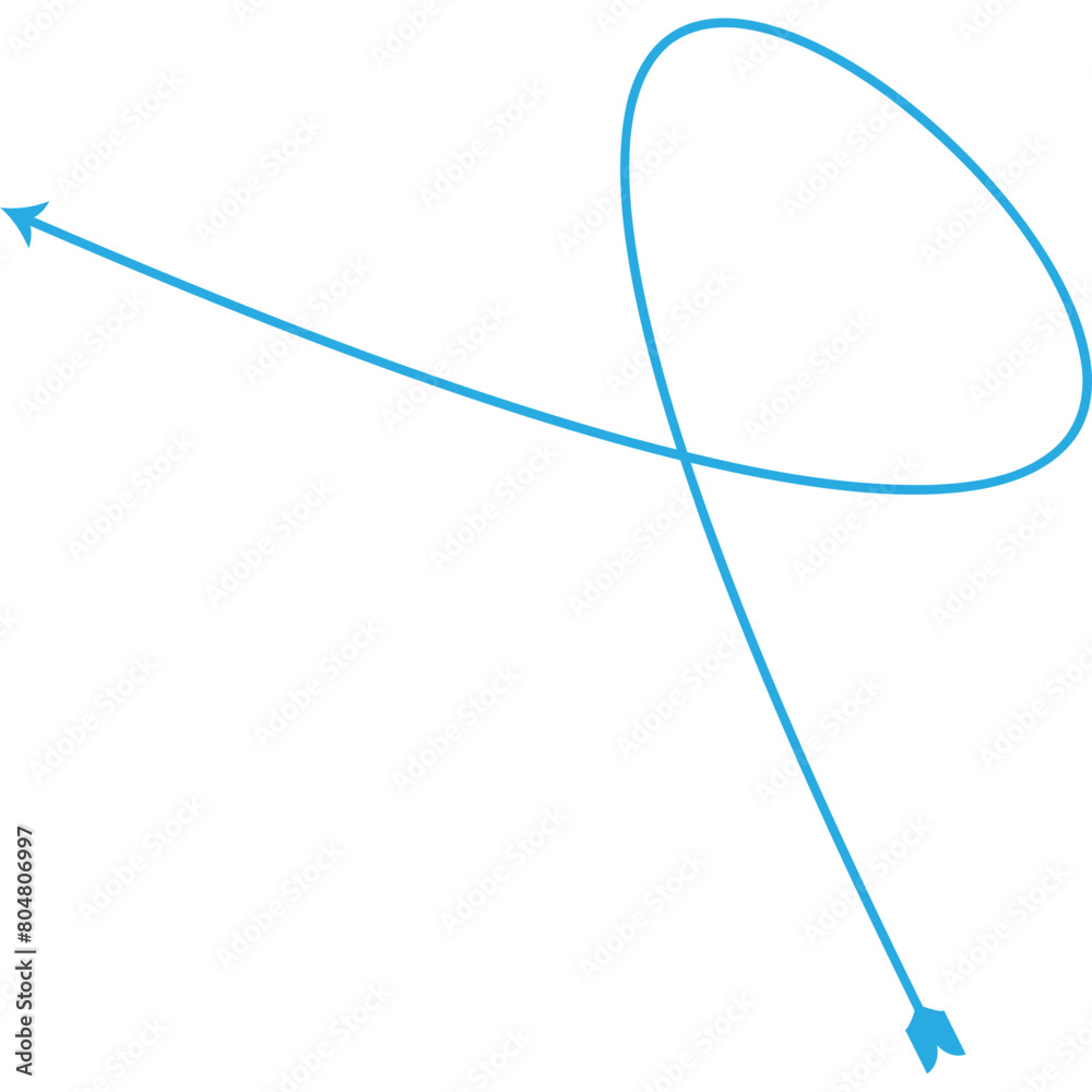 Attractive And Decorative Pointing Arrow