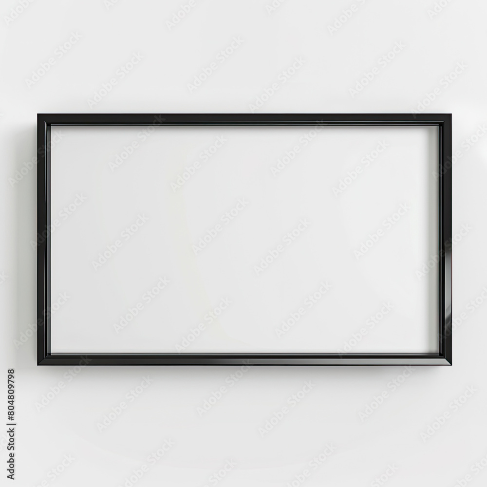 Black rectangular frame. Black rectangular frame.