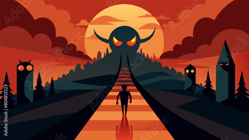 As the sun sets and darkness creeps in the atmosphere on the Paranoia Pathway becomes even more sinister making it difficult to discern reality from.