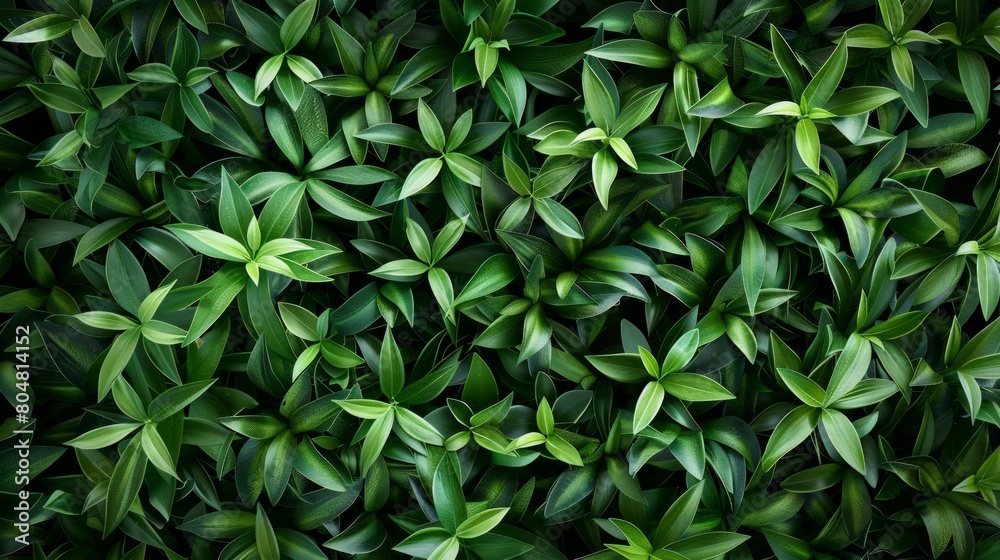 Verdant Abundance: A Lush Green Plant Flourishing with an Array of Leaves.