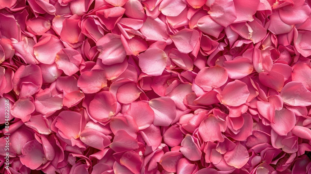 A backdrop of pink rose petals perfect for Valentine s Day or Mother s Day Laid out beautifully from a bird s eye view