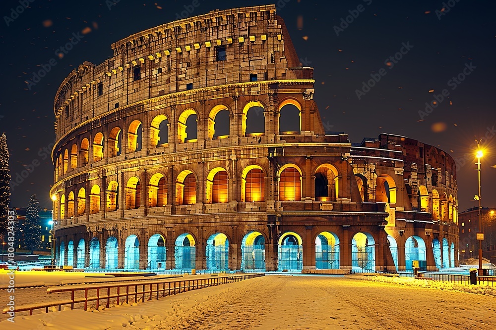 Contemporary Technology on Ancient Roman Colosseum Revamp