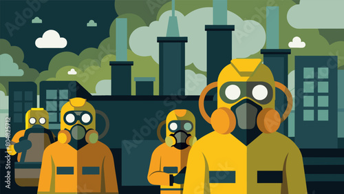 Pungent fumes from the chemicals used in production fill the air causing workers to wear gas masks at all times. The smell is suffocating yet no one.