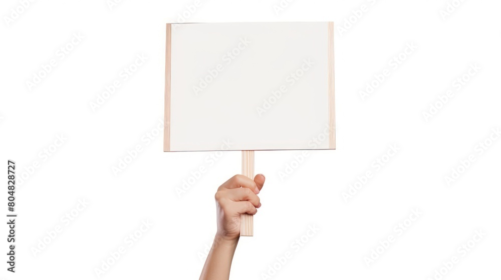 hand hold sign board isolated white background hand hold sign board isolated white background