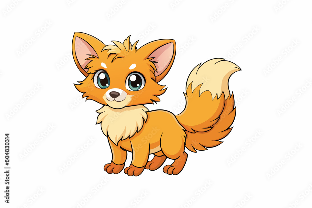 flufftail cartoon vector illustration flufftail cartoon vector illustration