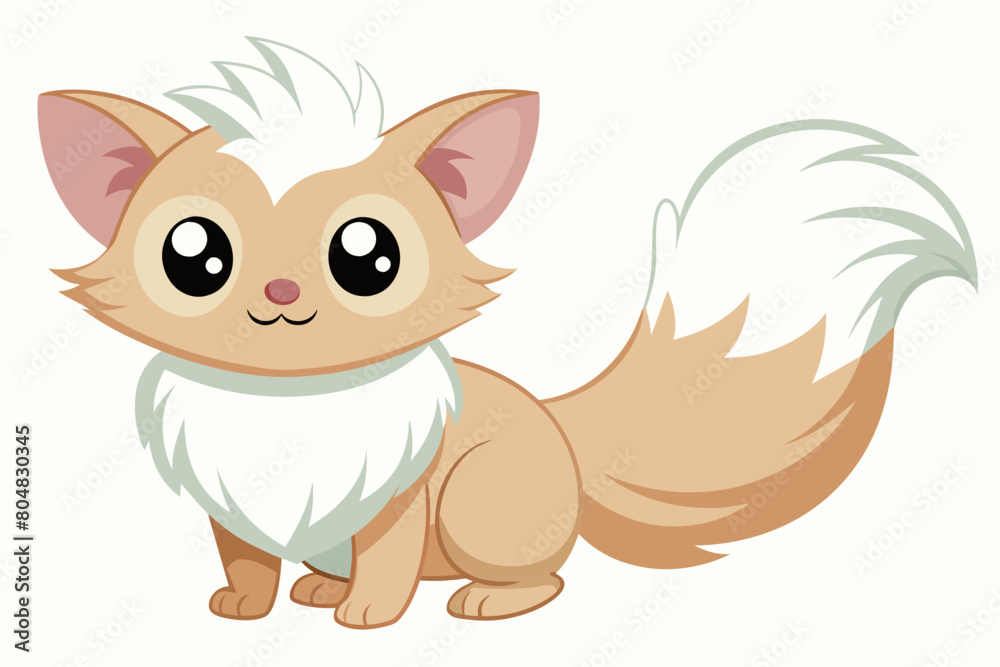 flufftail cartoon vector illustration flufftail cartoon vector illustration