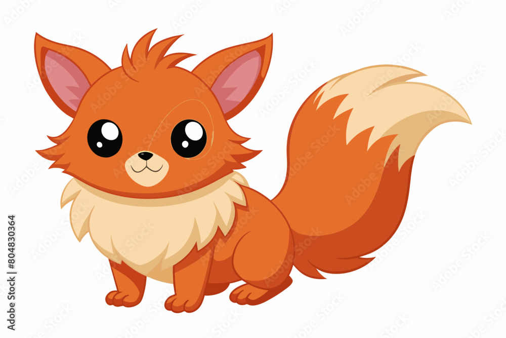 flufftail cartoon vector illustration flufftail cartoon vector illustration