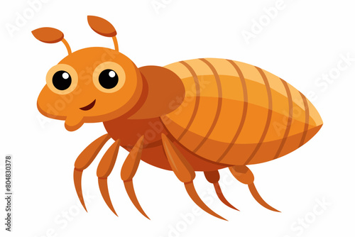 flea beetle cartoon vector illustration