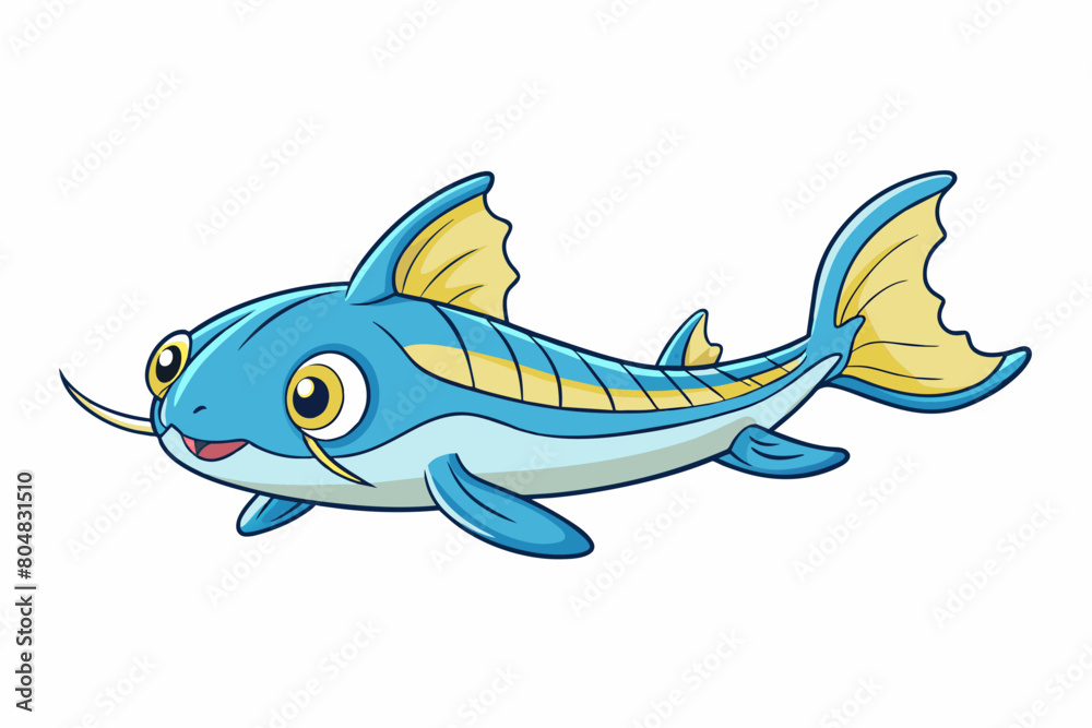 electric catfish cartoon vector illustration electric catfish cartoon vector illustration