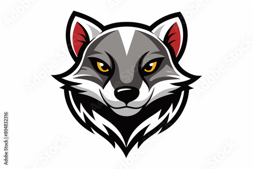 marten head logo vector illustration