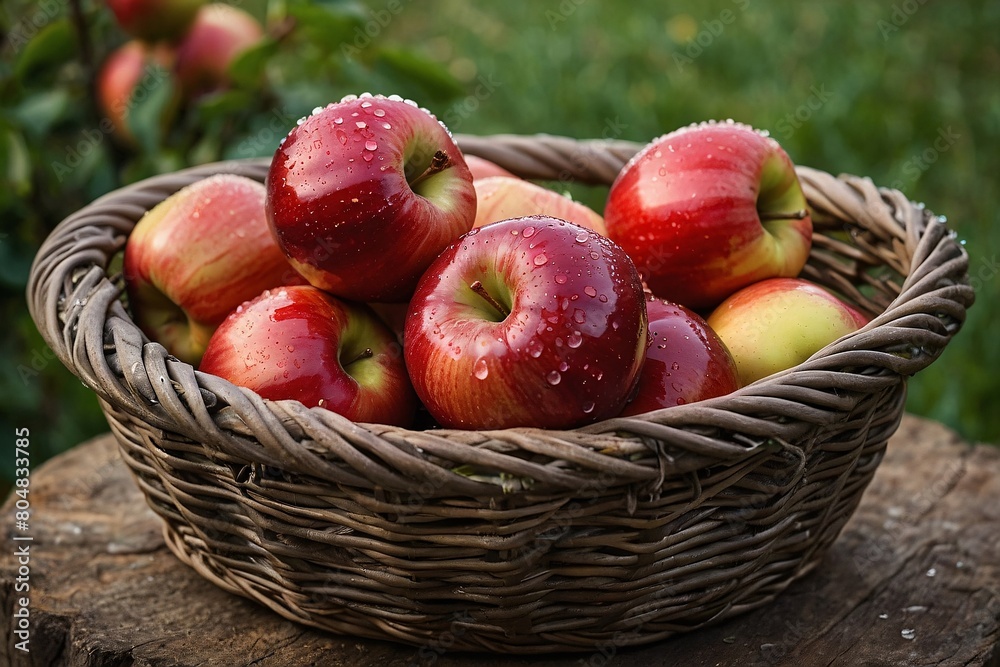 apples in a basket apples in a basket