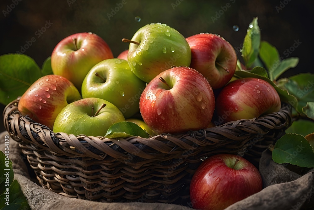 apples in a basket apples in a basket
