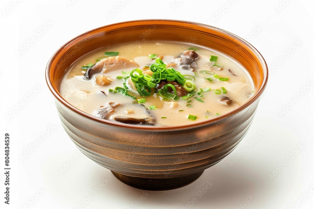 Chawanmushi, isolated on white