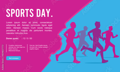 Great modern vector editable marathon poster background design for your marathon championship event 