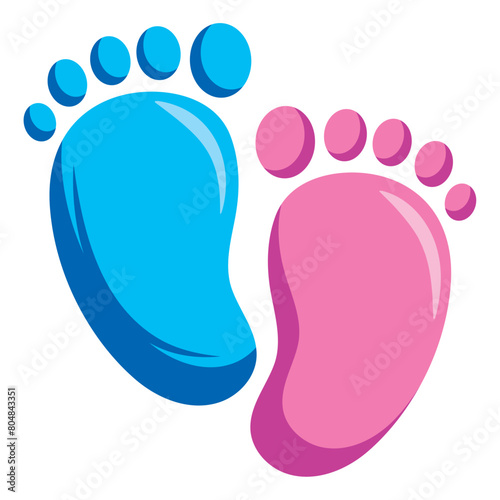 gender reveal footprints