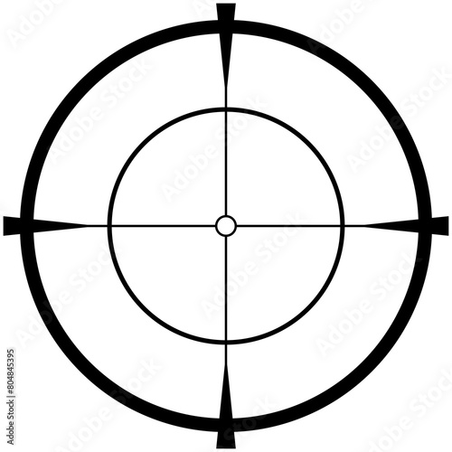shooting point target vector png