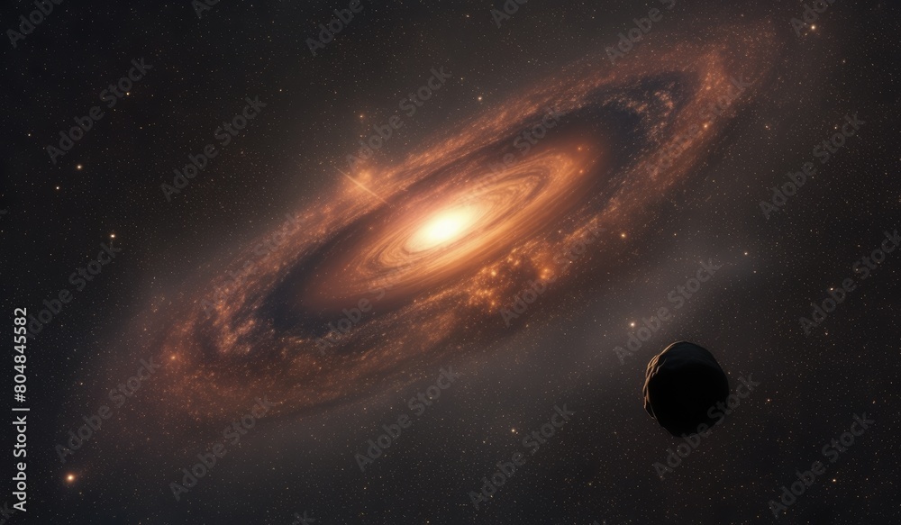 Naklejka premium space galaxy background or space galaxy wallpaper