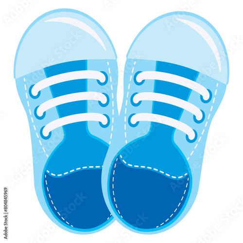 gender reveal blue booties © grgroup