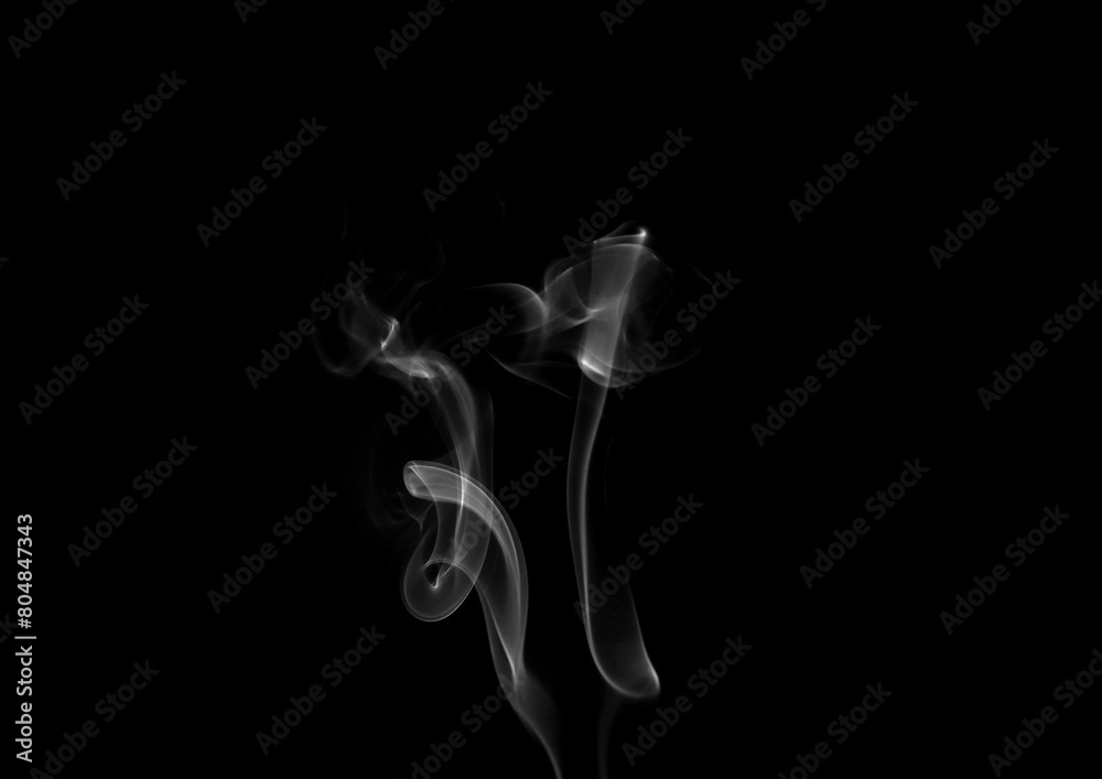 Collection of animated white smoke on black background. Smoke clouds. Isolated abstract lines. Collection of animated white smoke on black background. Smoke clouds. Isolated abstract lines.