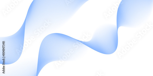 Abstract background with blue wavy and curvy lines Isolated on transparent background, vector illustration,
