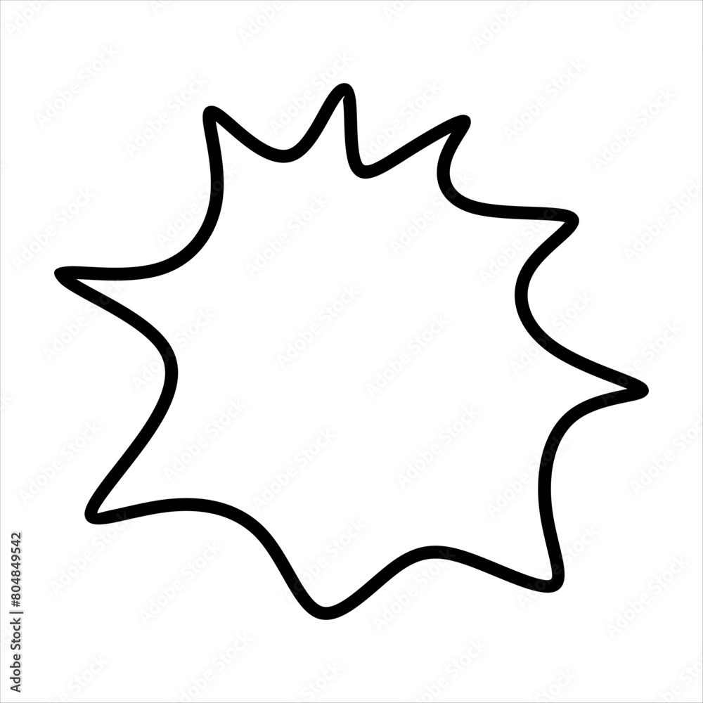 Modern scrible abstract line vector element Modern scrible abstract line vector element