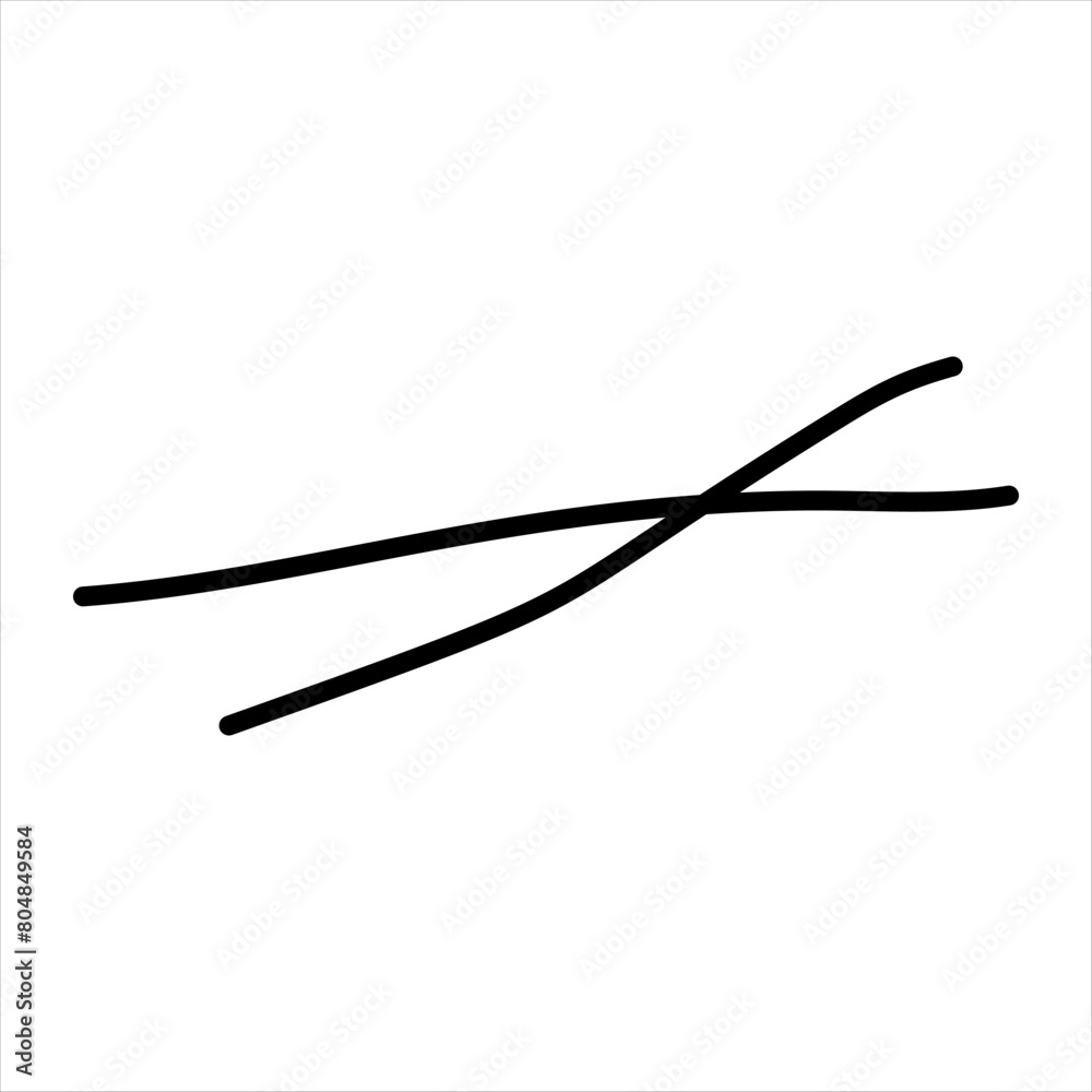 Modern scrible abstract line vector element Modern scrible abstract line vector element