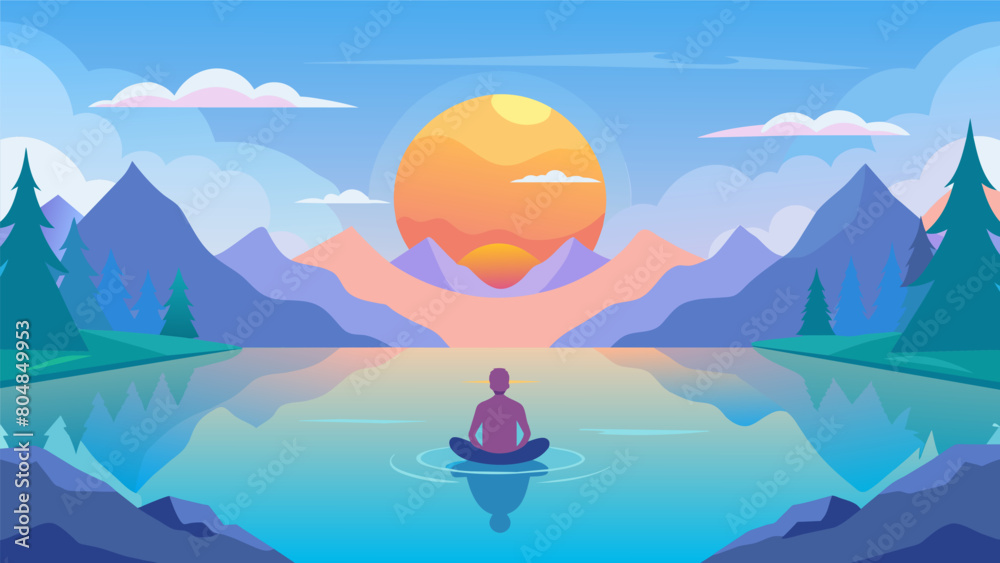 With the aid of ketamine the patient is guided through a visualization of a serene lake allowing them to let go of negative emotions and embrace a.