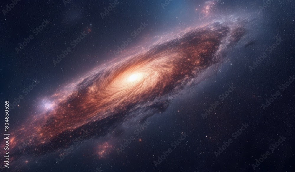 Fototapeta premium space galaxy in space