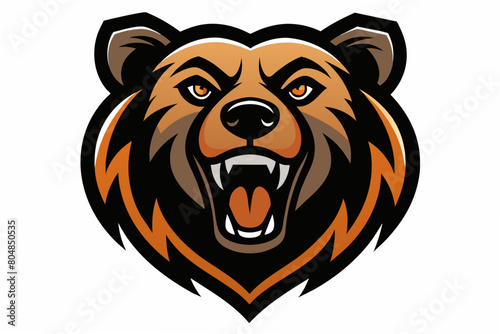 bear head logo vector illustration