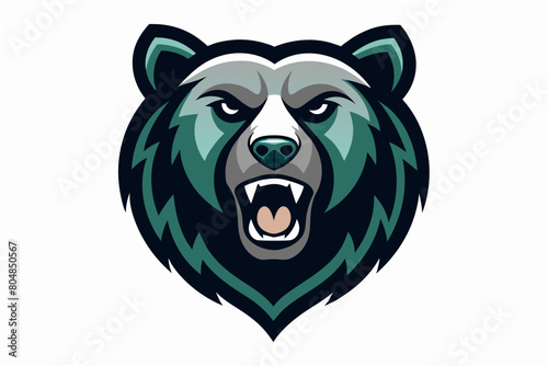 bear head logo vector illustration