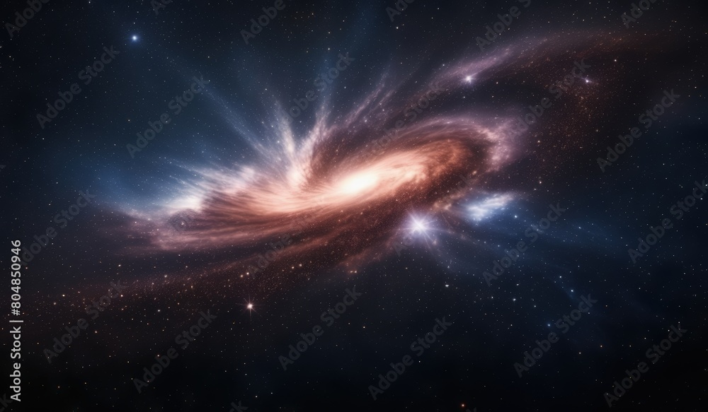 Obraz premium space galaxy in space