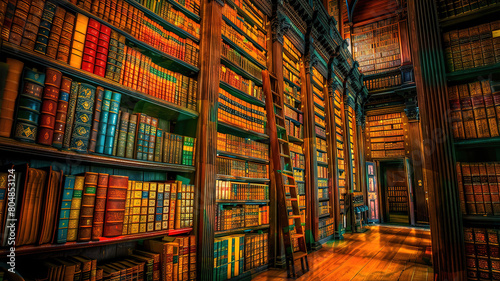 Magnificent Book of Kells Library in Dublin, Ireland