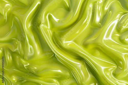 Chartreuse plastic paint texture background