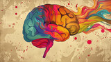 Neurodiverse Innovation: Autism Awareness Brain